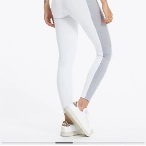 Vuori Contrast White and Gray Leggings